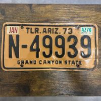 🇺🇸 1973 Vintage U.S. Autoschild - Arizona N-49939