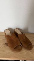braune Mules / Sandaletten
