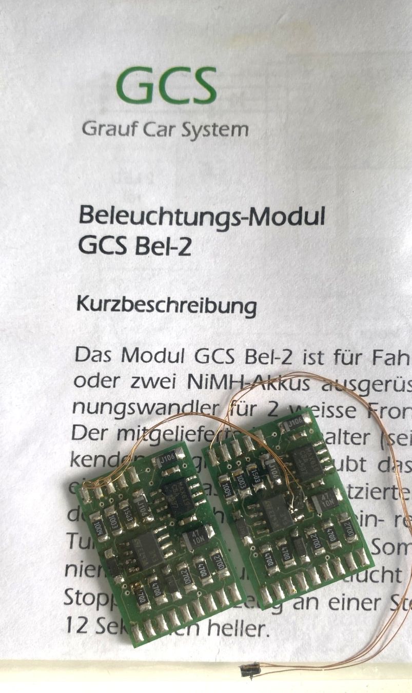 Componenti elettronici: Elektronikmodul GCS GRAUF CAR System Beleuchtungsmodul Bel-2 – Nuovo (secondo la descrizione) da Hünenberg venduto da Ecila