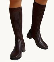 Braune Stiefel,  Grösse 36, kaum getragen, top!