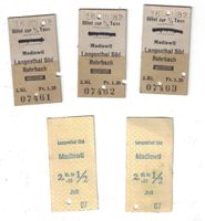5 Billett (Huttwil Langenthal Madiswil Eisenbahn VHB EBT)