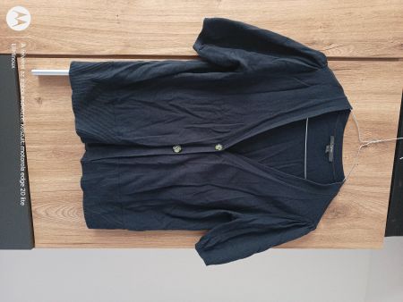 ESPRIT kurzarmelige Strickjacke, dunkelblau