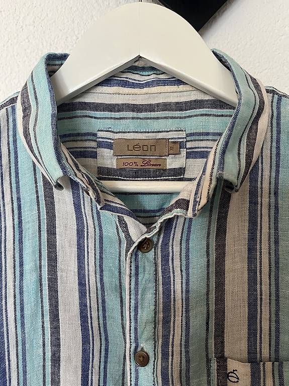 Chemises: Linen Hemd gestreift  – D'occasion à Thun par Jaeeeel 1