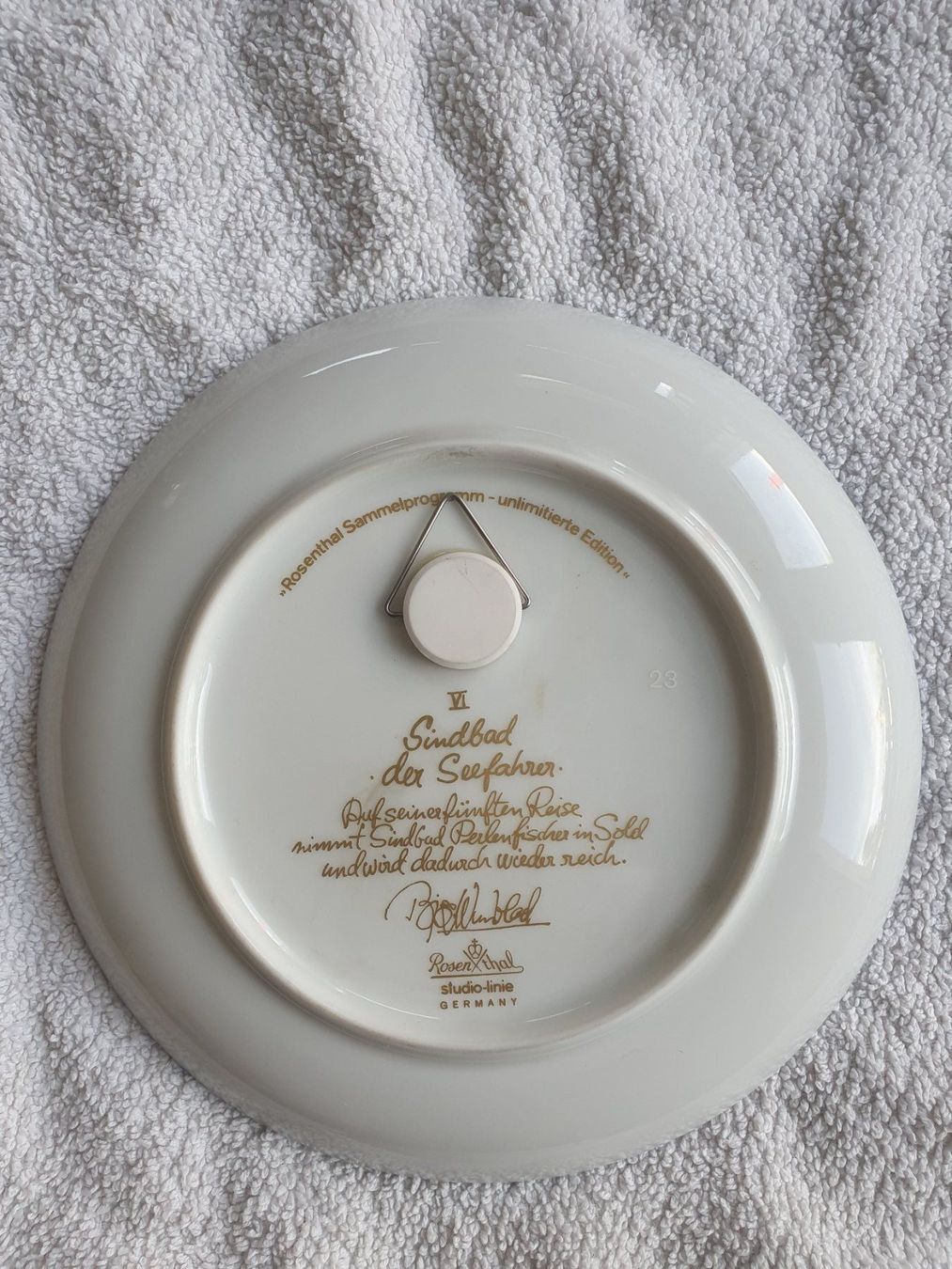 Rosenthal Tutte le decorazioni: Rosenthal Wandteller Sindbad der Seefahrer – Usato da Döttingen venduto da fonzi3 3