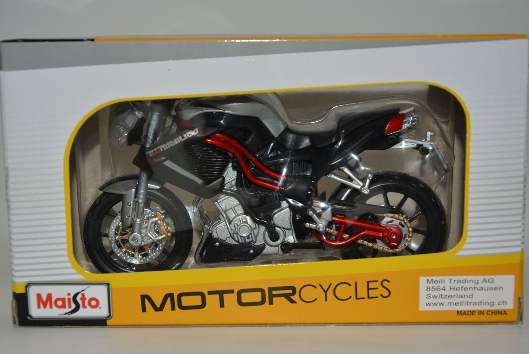 Maisto Kit di modellismo & Modellini statici: Benelli Tornado Naked Tre Titanium  1:12 – Nuovo e nell'imballaggio originale da Goldach venduto da Feivel9 2