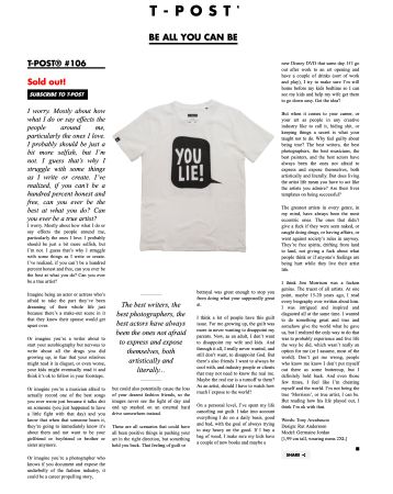 T-post.com Special T-Shirts mit Background - Grösse M