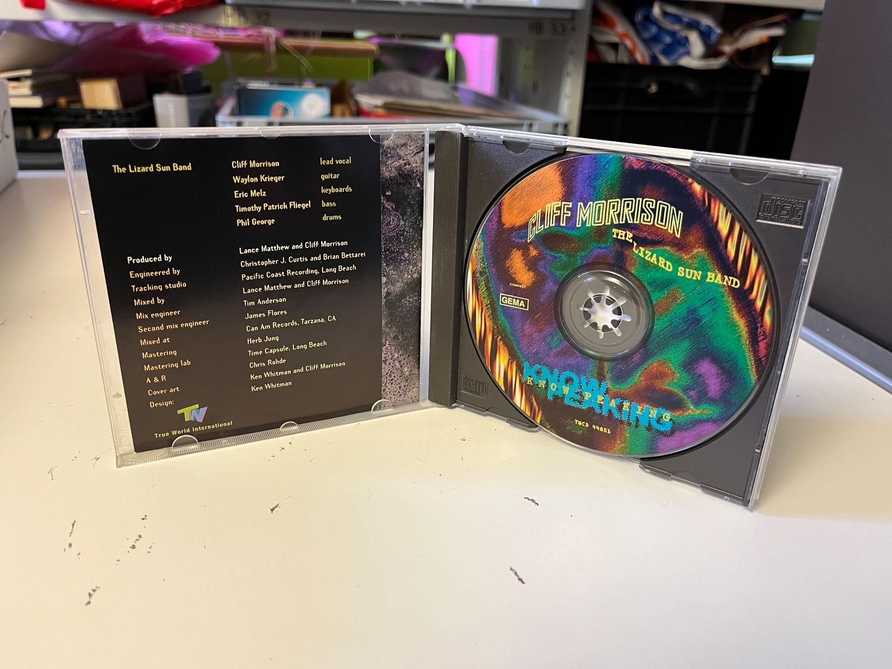 CD: Cliff Morrison - The Lizard Sun Band - Know Peaking - HJ41A – Usato da Küsnacht ZH venduto da hardrock.earth 2
