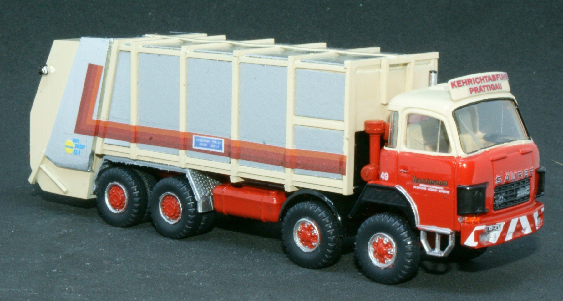 Roskopf Modellini d'auto: 1:87 Saurer  Kerichtwagen Ochsner Hartmann – Nuovo (secondo la descrizione) da Wila venduto da pedro015