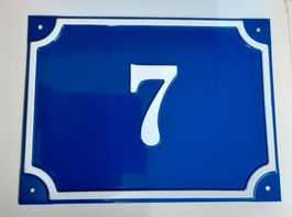 Schild, Hausnummer, Wandschild