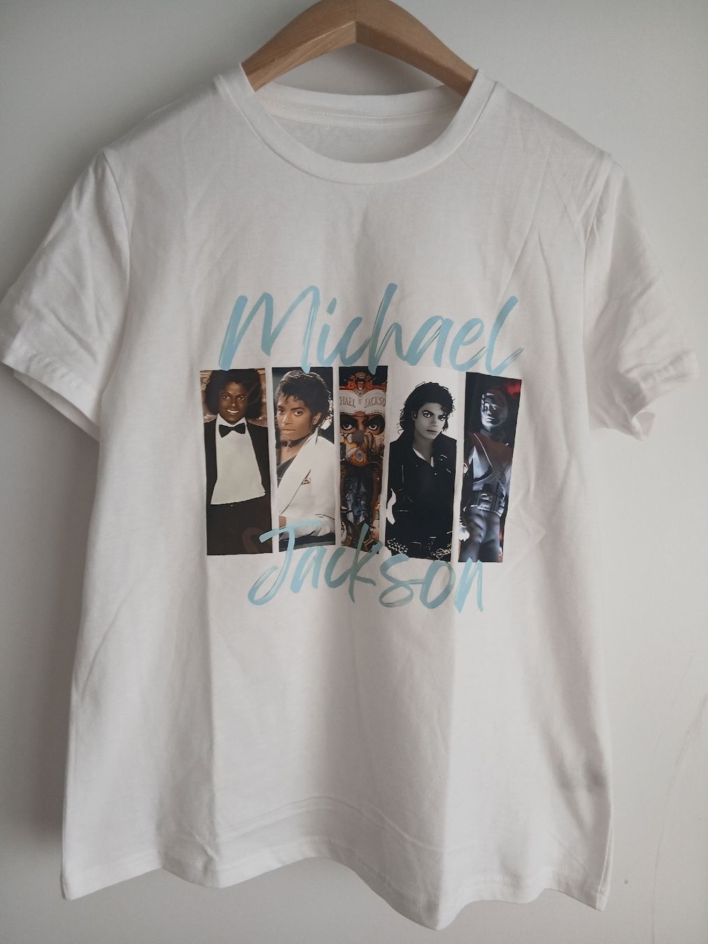 Chemises: Michael Jackson T-Shirt white size M new – Neuf (Voir description) à Watt par Tomaf