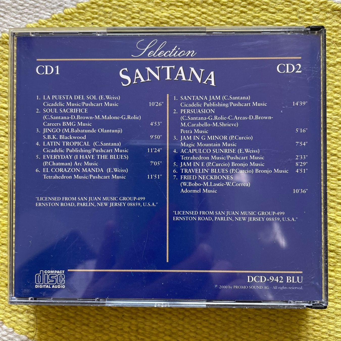 CD: SANTANA-2CD SELECTION – Usato da Rorschacherberg venduto da CD-Roli 1