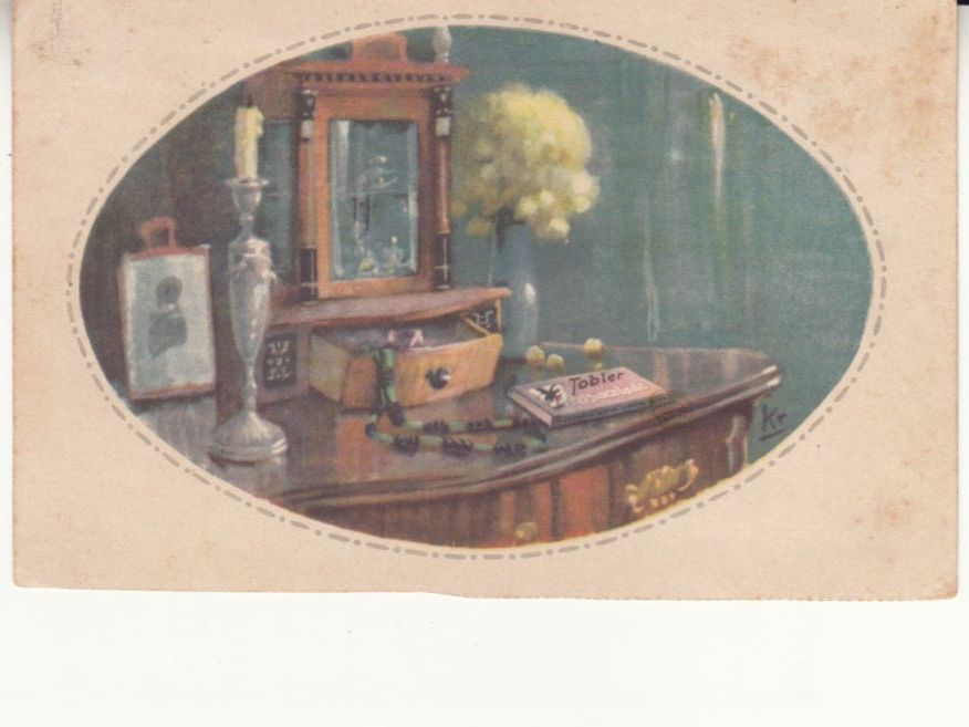 Ansichtskarten: Tobler Chocolat 1922 – Gebraucht aus Bürglen TG von StampGraf