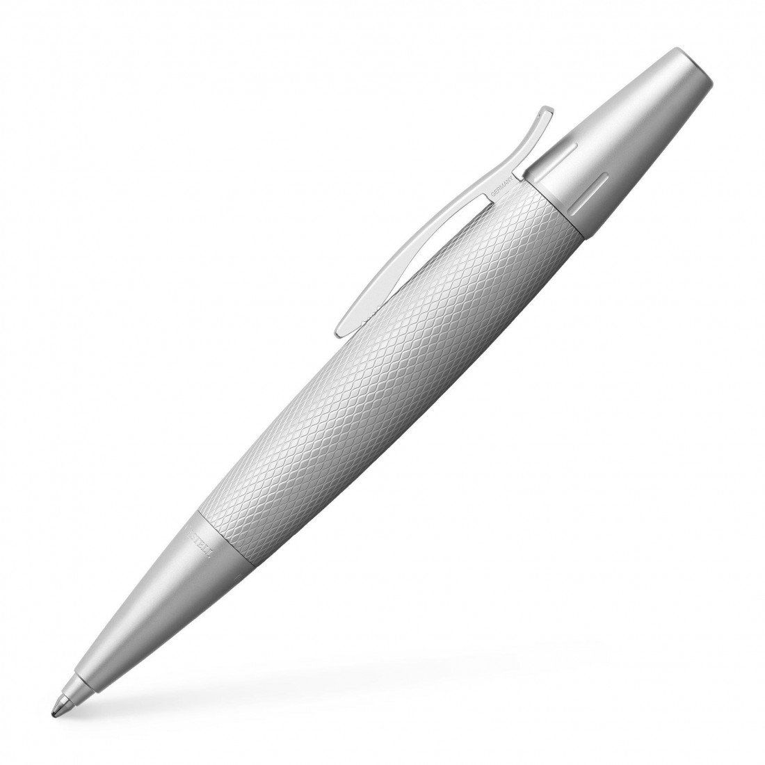 Faber-Castell Penna & Evidenziatori: Faber-Castell E-MOTION pure silver Kugelschreiber – Nuovo e nell'imballaggio originale da Kreuzlingen venduto da as2_52nm
