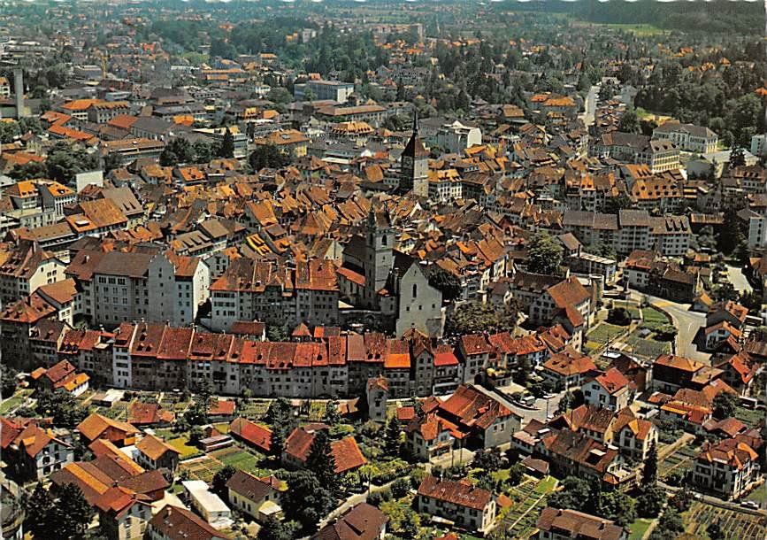 Ansichtskarten: AG - Aarau – Gebraucht aus Ottikon b.Kemptth. von Neptun1974
