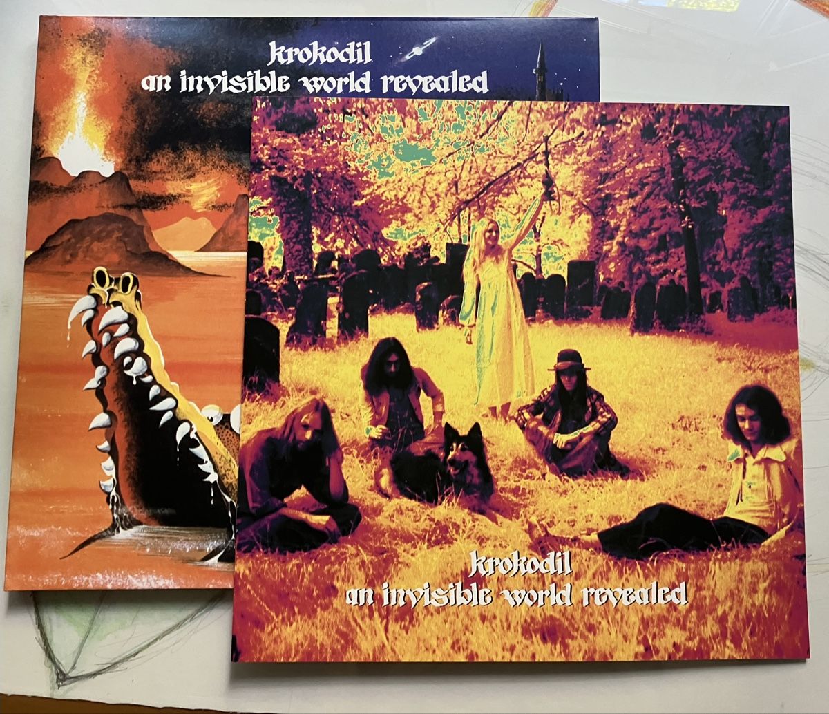 Schallplatten: Krokodil an invisible world revealed LP mit Werbung – Neu (gemäss Beschreibung) aus Basel von Gholb 4
