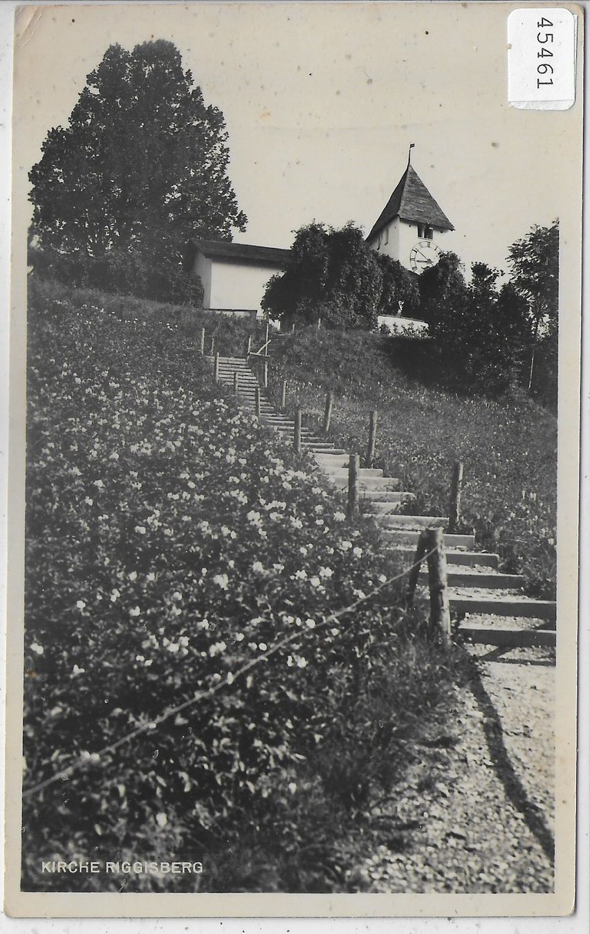 Cartoline postali: Kirche Riggisberg – Usato da Ettingen venduto da Kartenplanet