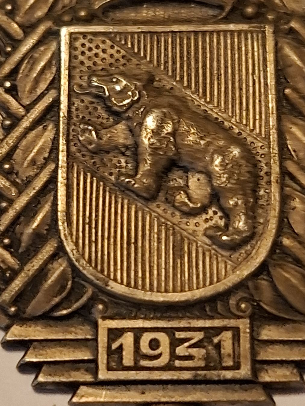 Medaglie: Langenthal 1931 Wappenschild Abzeichen Silber – Usato da Riniken venduto da bro_slk8 3