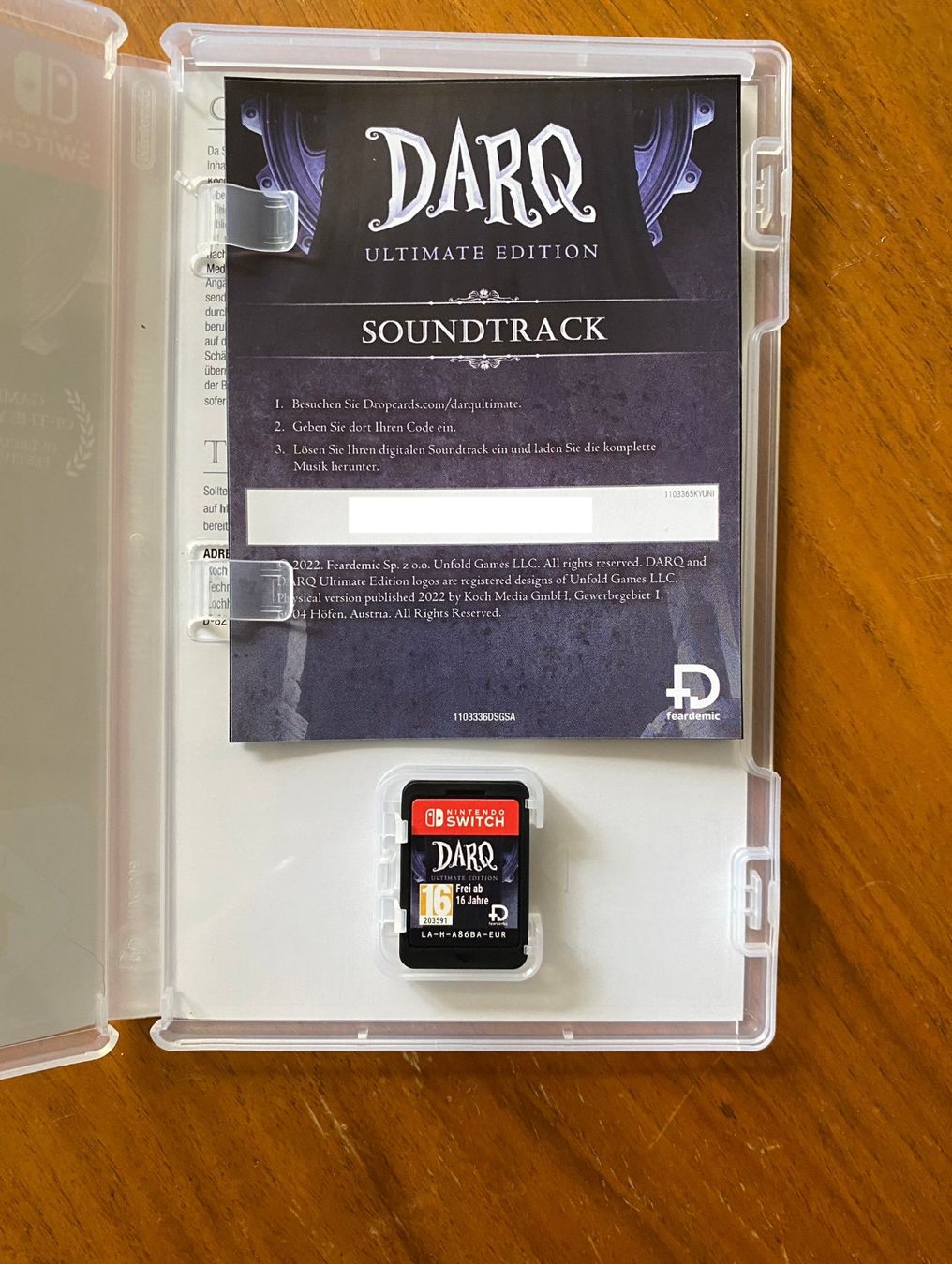 Nintendo Spiele: DARQ Ultimate Edition, Nintendo Switch – Gebraucht aus Aarau von Vintagewelten 2