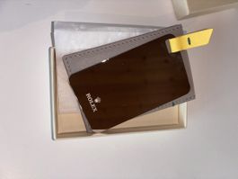 Rolex Reisespiegel in Lederetui