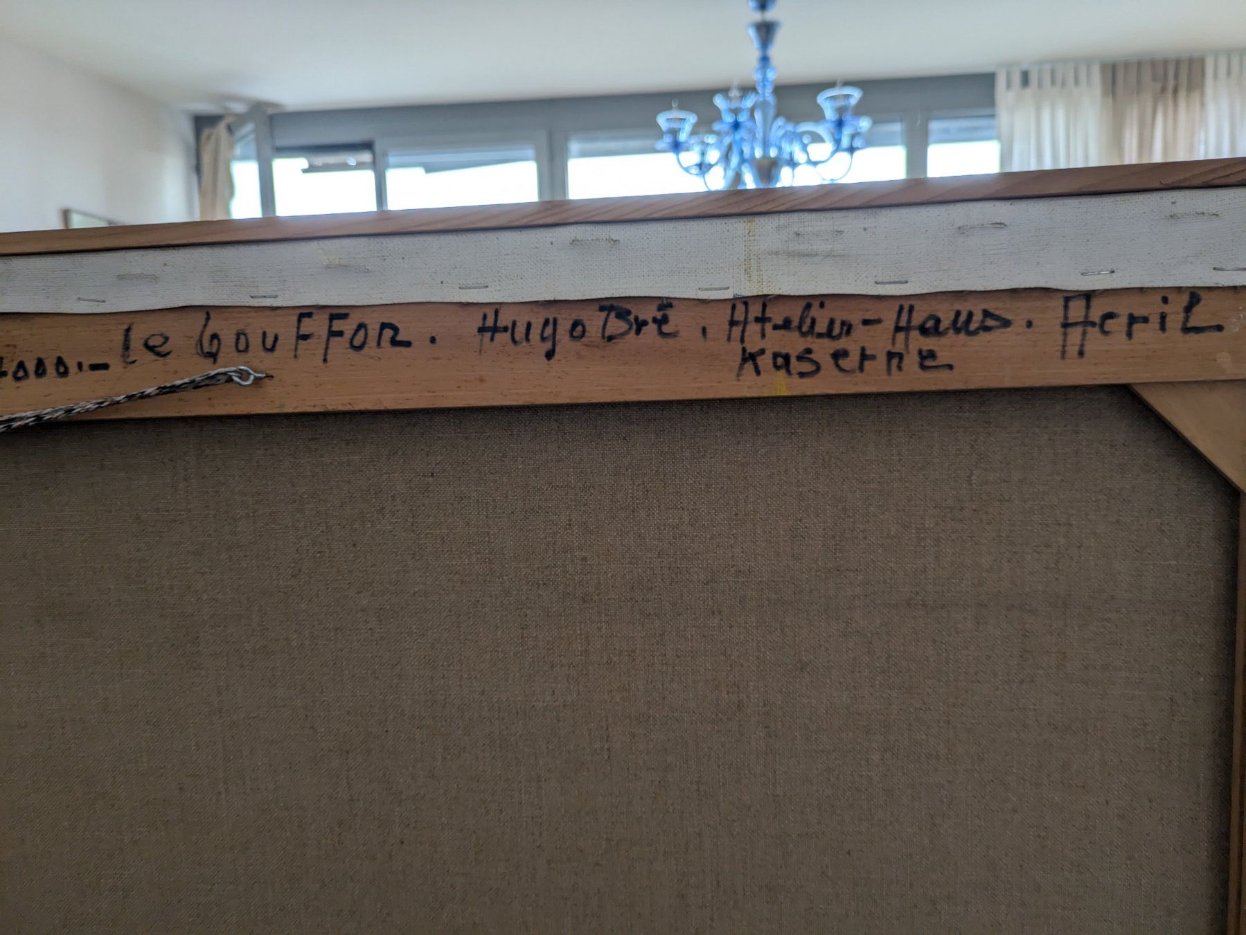 Dipinti: Grosses Gemälde Hugo Bre, signiert – Usato da Muttenz venduto da medusa02 6