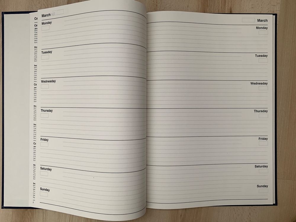 Any Year Diary - Tagebuch - Agenda - Terminkalender-Kalender 4