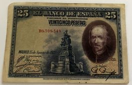 Spanien 25 Pesetas 1928