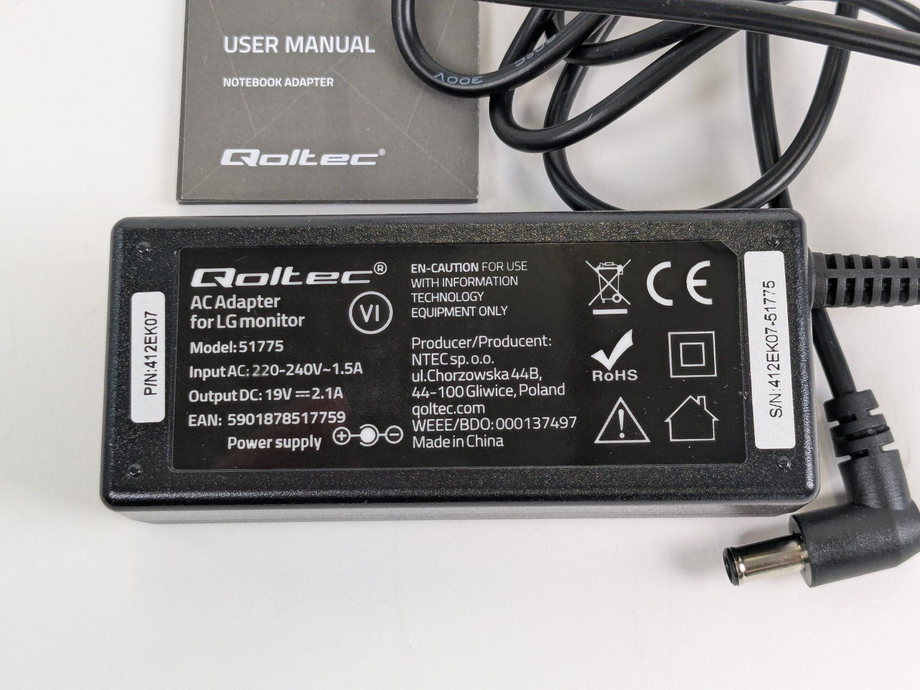 Unità & Adattatore: QOLTEC Monolith Notebook Adapter – Nuovo (secondo la descrizione) da Dintikon venduto da Restwert_Dintikon 2