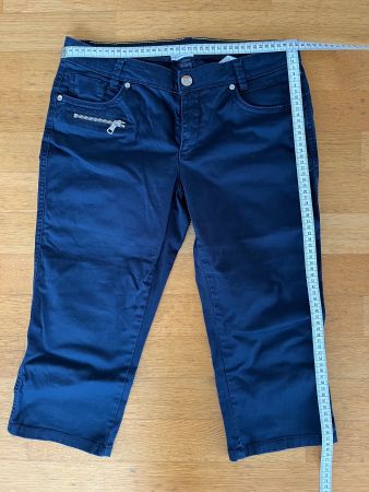 Navy Sommer Caprijehose, Grösse 38, Street One
