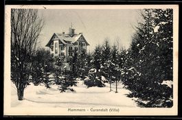 AK Mammern, Curanstalt im Schnee