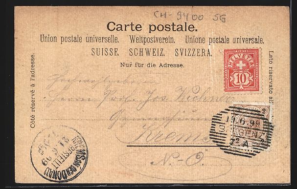 Cartes postales: Litho Rorschach, Restaurant und Gartenwi – D'occasion à Berlin par bartko-reher 1