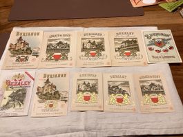 Vins 10 étiquettes différentes neuves en lot