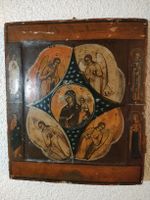 Russische Ikone "Maria im Dornbusch"