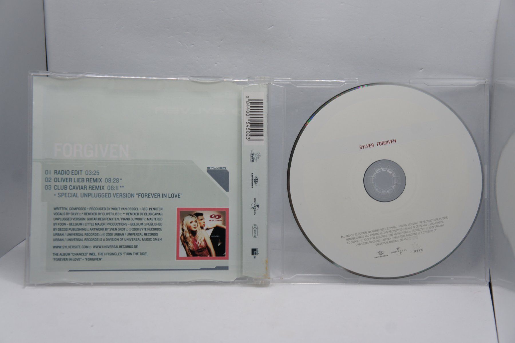 CD: CD Sylver - Forgiven / 3 Track Single – Usato da Ernetschwil venduto da luisvonerni 1