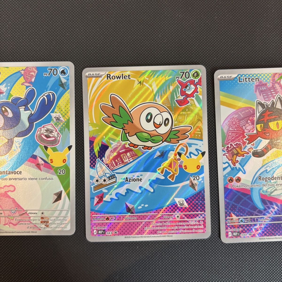 Pokémon Carte collezionabili: Carte Pokémon - starter Popplio Rowlet Litten – Nuovo (secondo la descrizione) da Ambrì venduto da Luk_wnr7 2