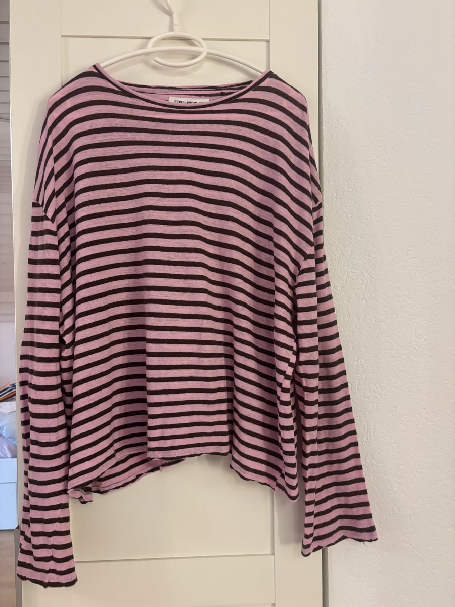 Pull&Bear Pulls & Sweat-shirts: Gestreiftes Langarmshirt – Neuf (Voir description) à Stadel par salomeesoler