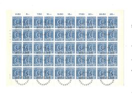 Helvétia/Europa 1966 Bateau bloc 50 timbre 0,50 obli.26.9.6