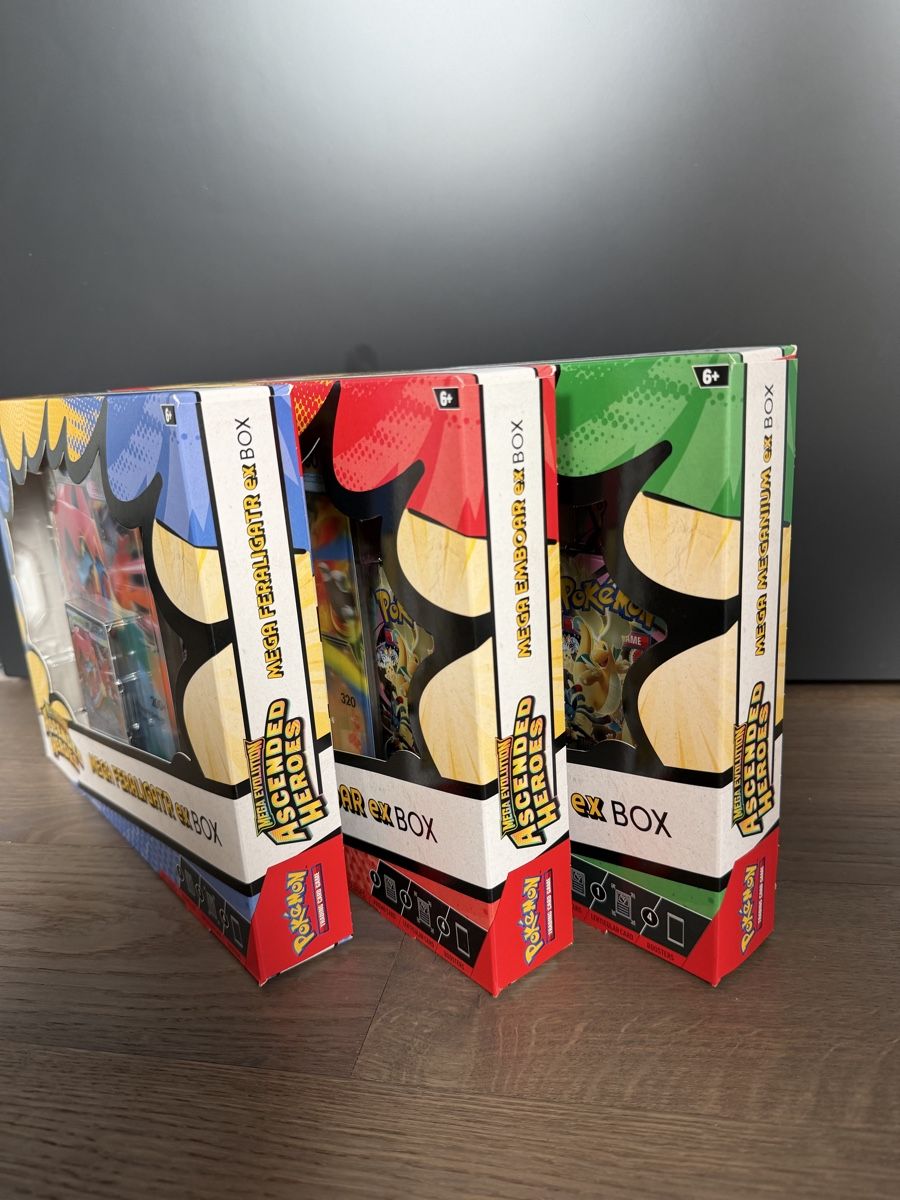 Pokémon Carte collezionabili: 3x Pokemon Ascended Heroes EX Box - EN – Nuovo e nell'imballaggio originale da Schaffhausen venduto da solequart 3