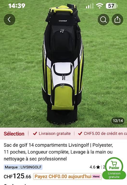 Sacs: Sac de golf  – D'occasion à Blignou (Ayent) par skysthelimit 4