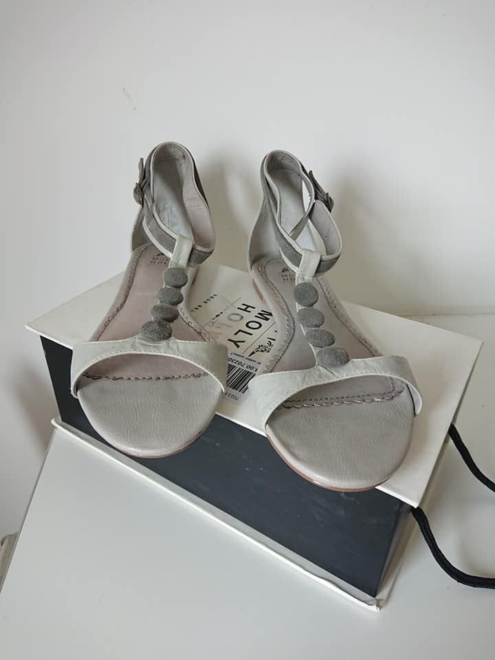 Scarpe da donna: Sandalettes grises CUIR MOLY HOLY new – Nuovo (secondo la descrizione) da Agiez venduto da chouchanelle 2