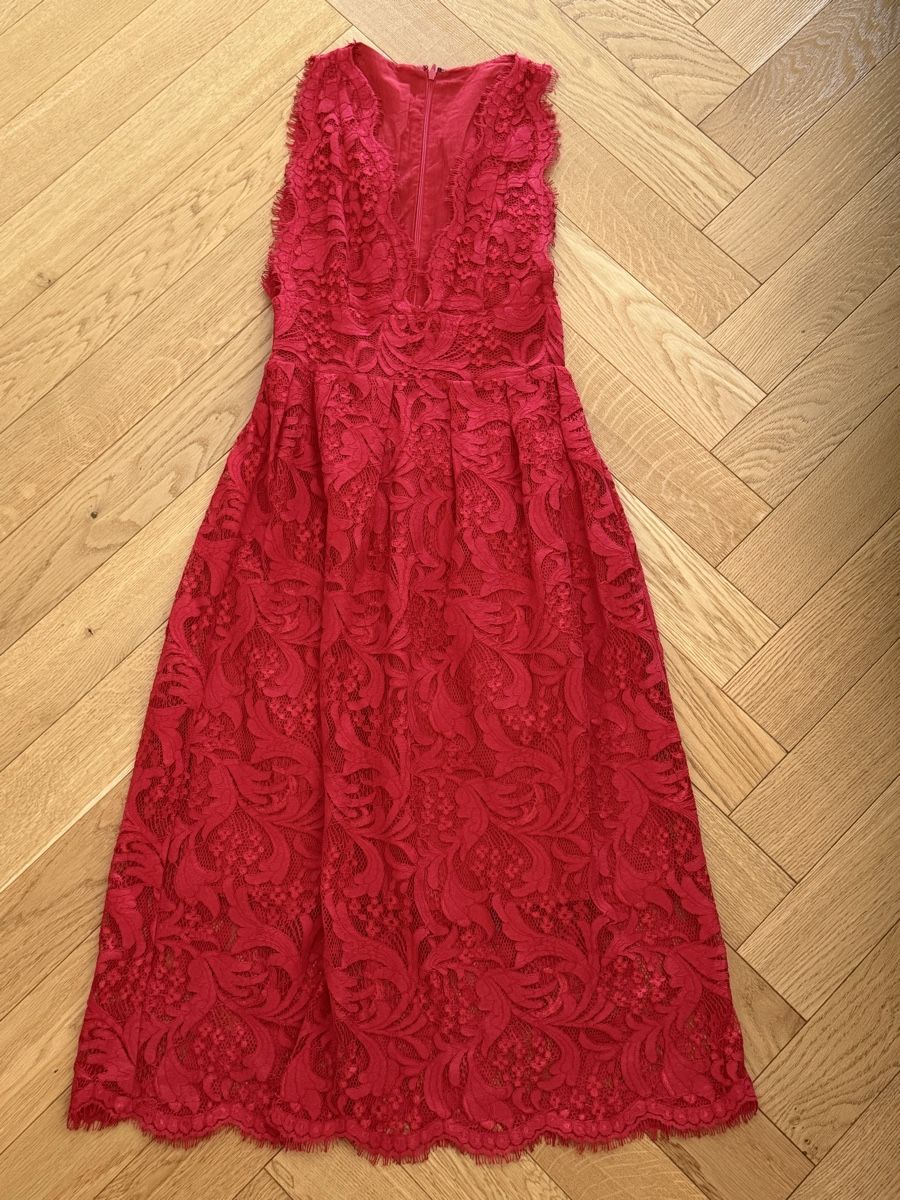 Vestiti: Kleid in Spitze, Rot, Gr 36 – Usato da Zürich venduto da afterglow27 1