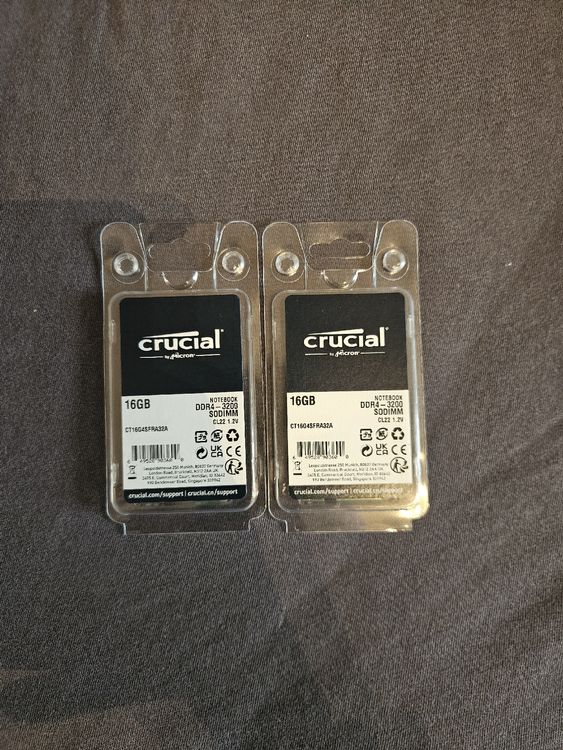 Crucial by Micron 2 × 16 Gb RAM | Kaufen auf Ricardo