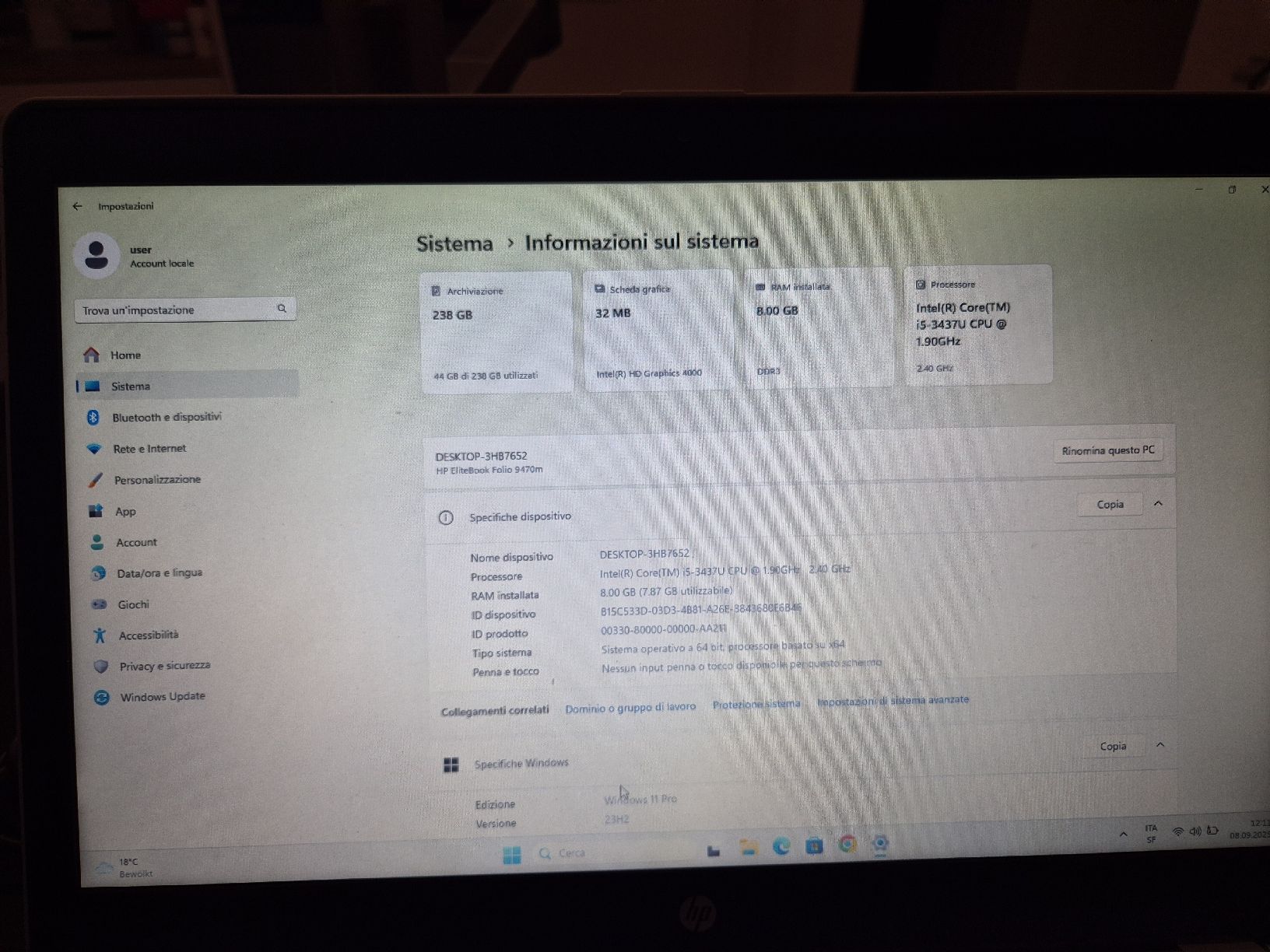 Hewlett Packard Portables: HP Elitebook 9470m – D'occasion à Brügg BE par pittbull80 6