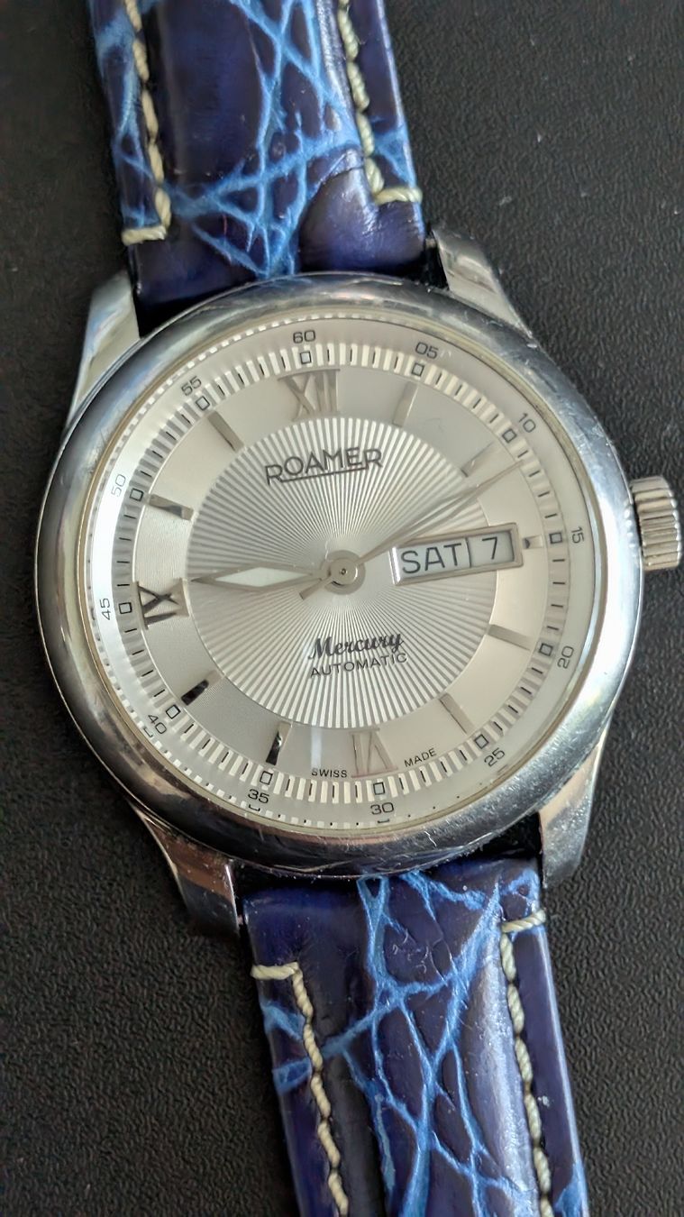 Roamer Orologi: ROAMER Mercury Automatic Herren Uhr mit Datumsanzeige – Usato da Kreuzlingen venduto da lup_jd2v 8