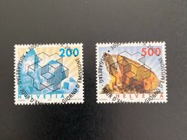 2002: Dauermarken "Mineralien" mit Ersttag Vollstempel