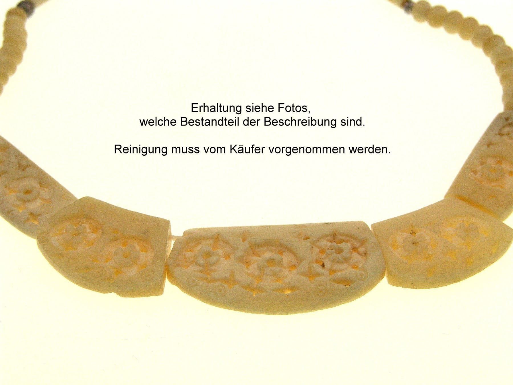 Catenine: Alte sehr schöne Kette aus Knochen – Usato da Langenthal venduto da Sammlungs_aus 3