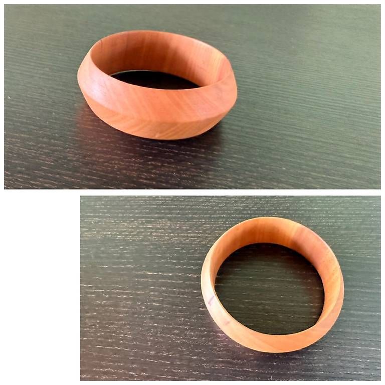 Bracciali & Braccialetti: HOLZ - ARMREIFEN - Durchmesser: 7 cm – Usato da Nottwil venduto da Romy80