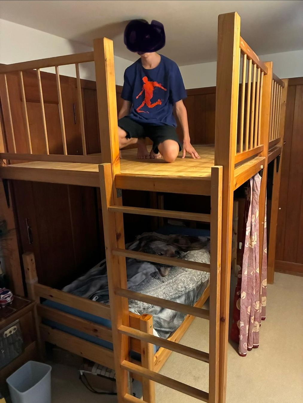 Betten: Holzgestell Hochbett – Gebraucht aus Münsingen von always_7