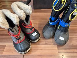 Winterschuhe nach Wahl gr 31 und 33 mit Klett von SOREL K46