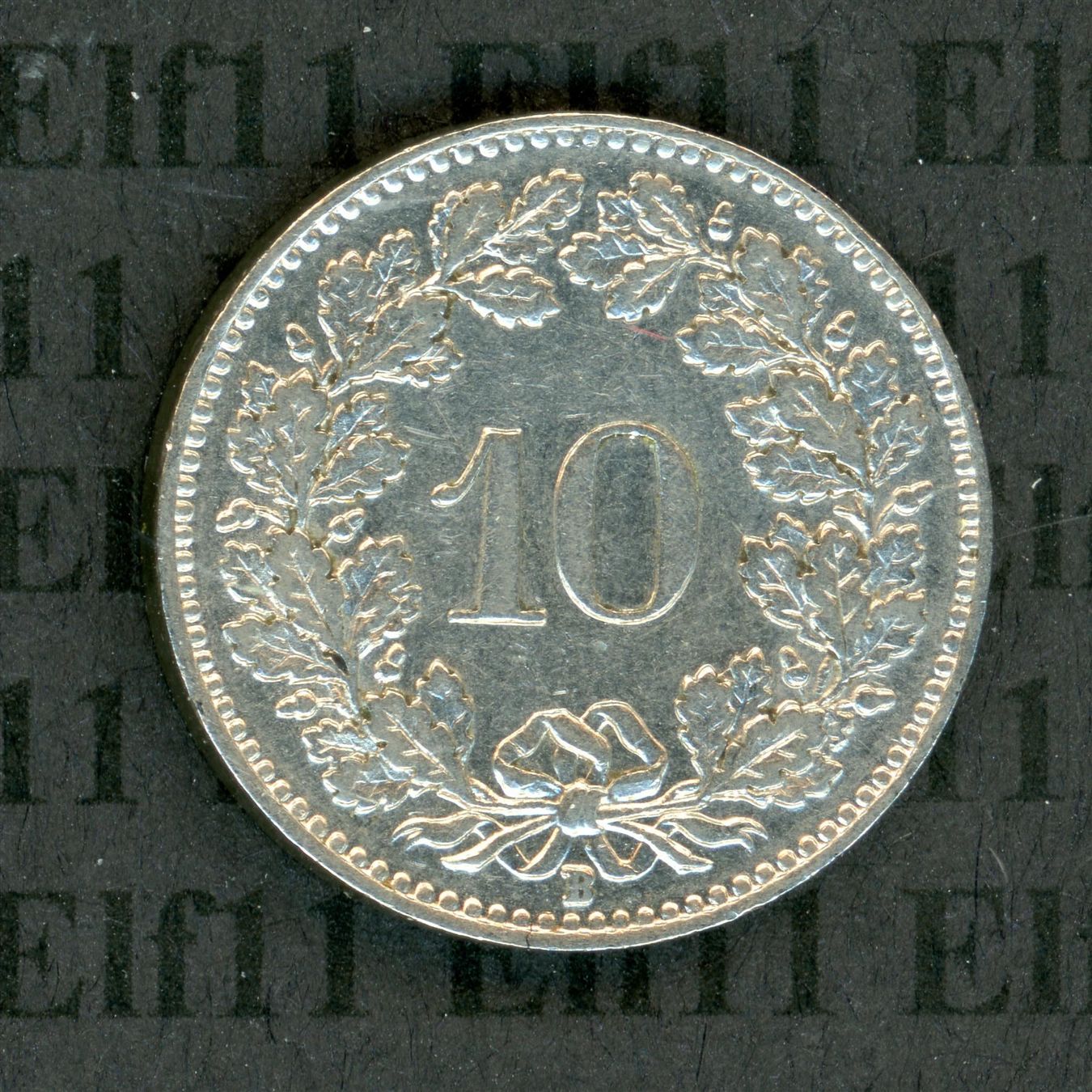 Alle Münzen: CHF___0.10 1934 -vz 10 Rappen – Gebraucht aus Widnau von Elf11 1