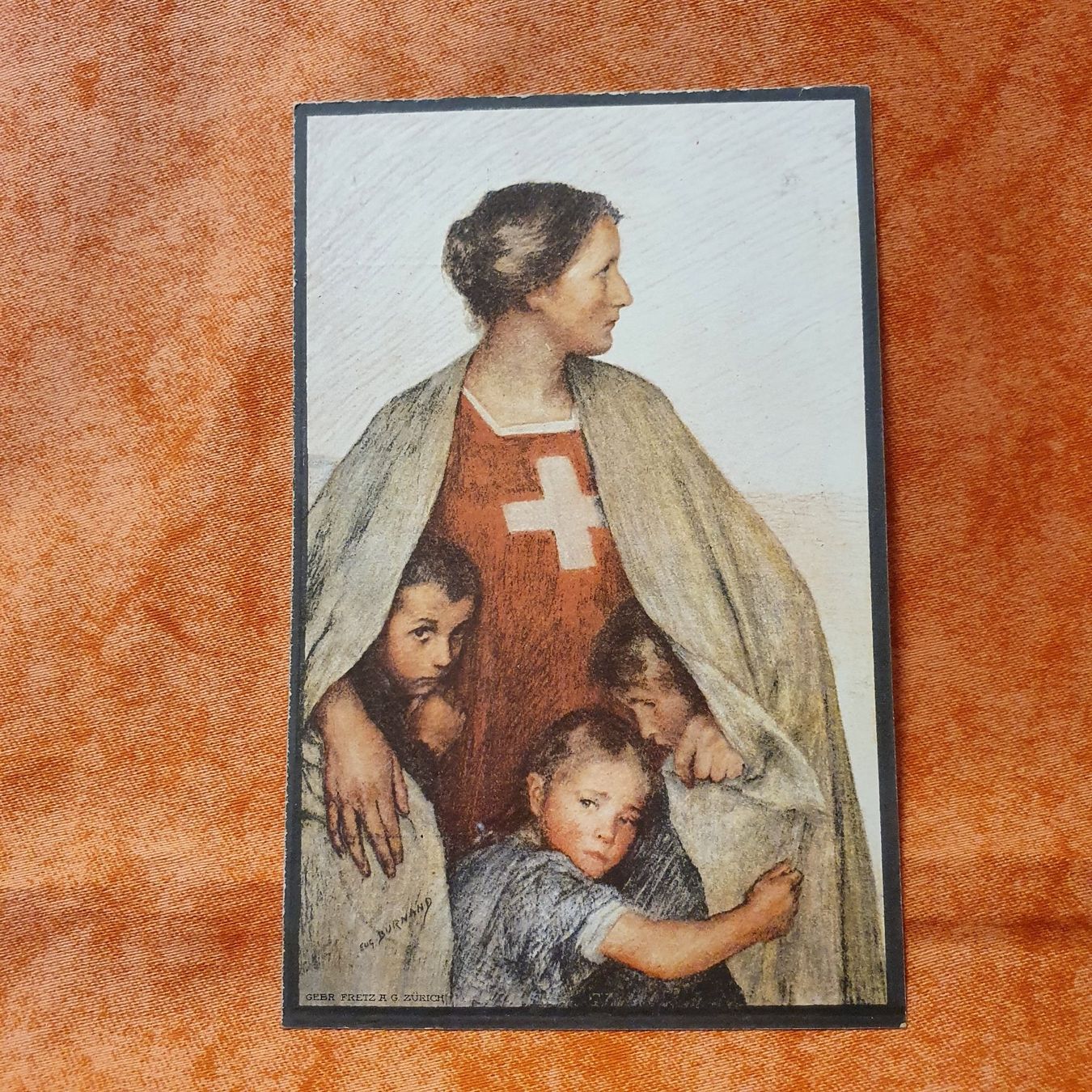 Cartoline postali: Bundesfeier Helvetia 1917 – Usato da Küttigen venduto da Melisch1000